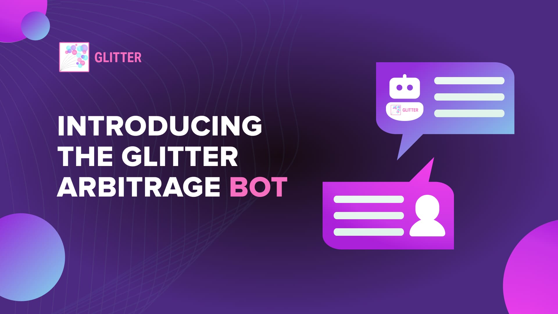 Introducing the Glitter Arbitrage Bot